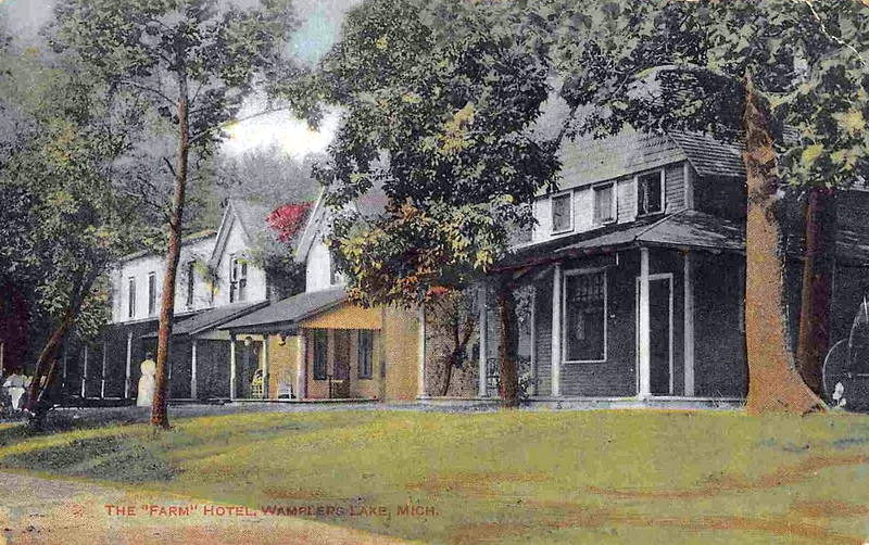 Farm Hotel - Vintage Postcard